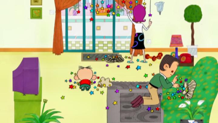 大耳朵图图:图图家满屋都是小星星,太亮了,爸爸妈妈都收集这个