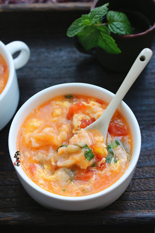 番茄鸡蛋疙瘩面