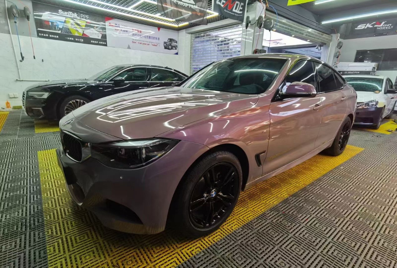 宝马gt改色魅影星空灰 本性不变