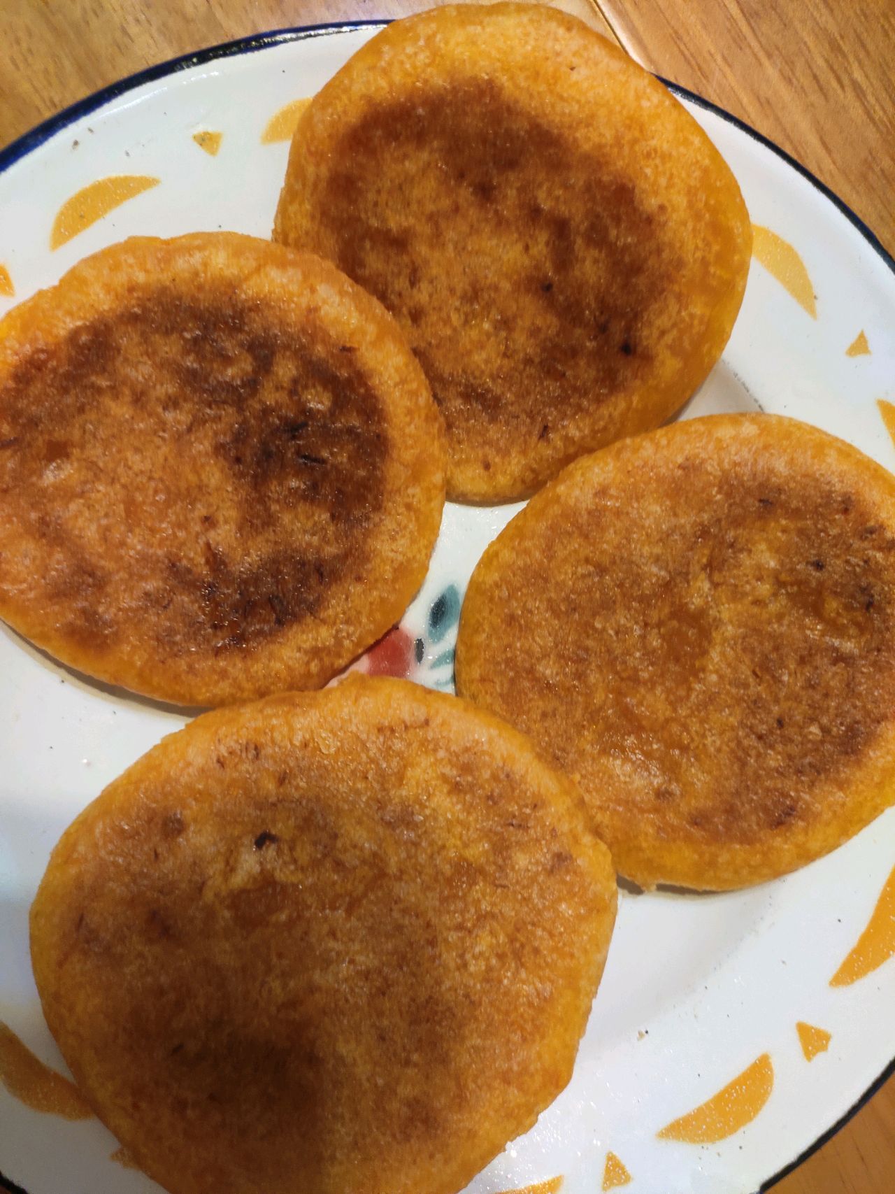 【南瓜饼紫薯饼】的做法 配方,简易平底锅版,美味做法又简单