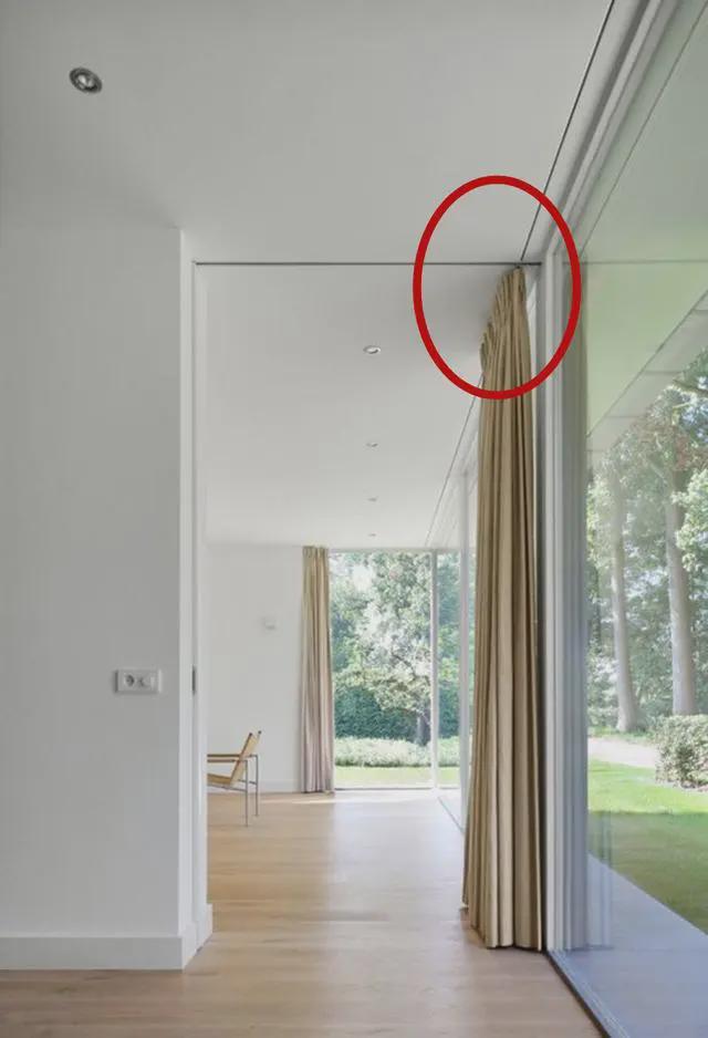 早知道窗帘轨道我也嵌入天花板了,极简隐形,用30年都不会过时