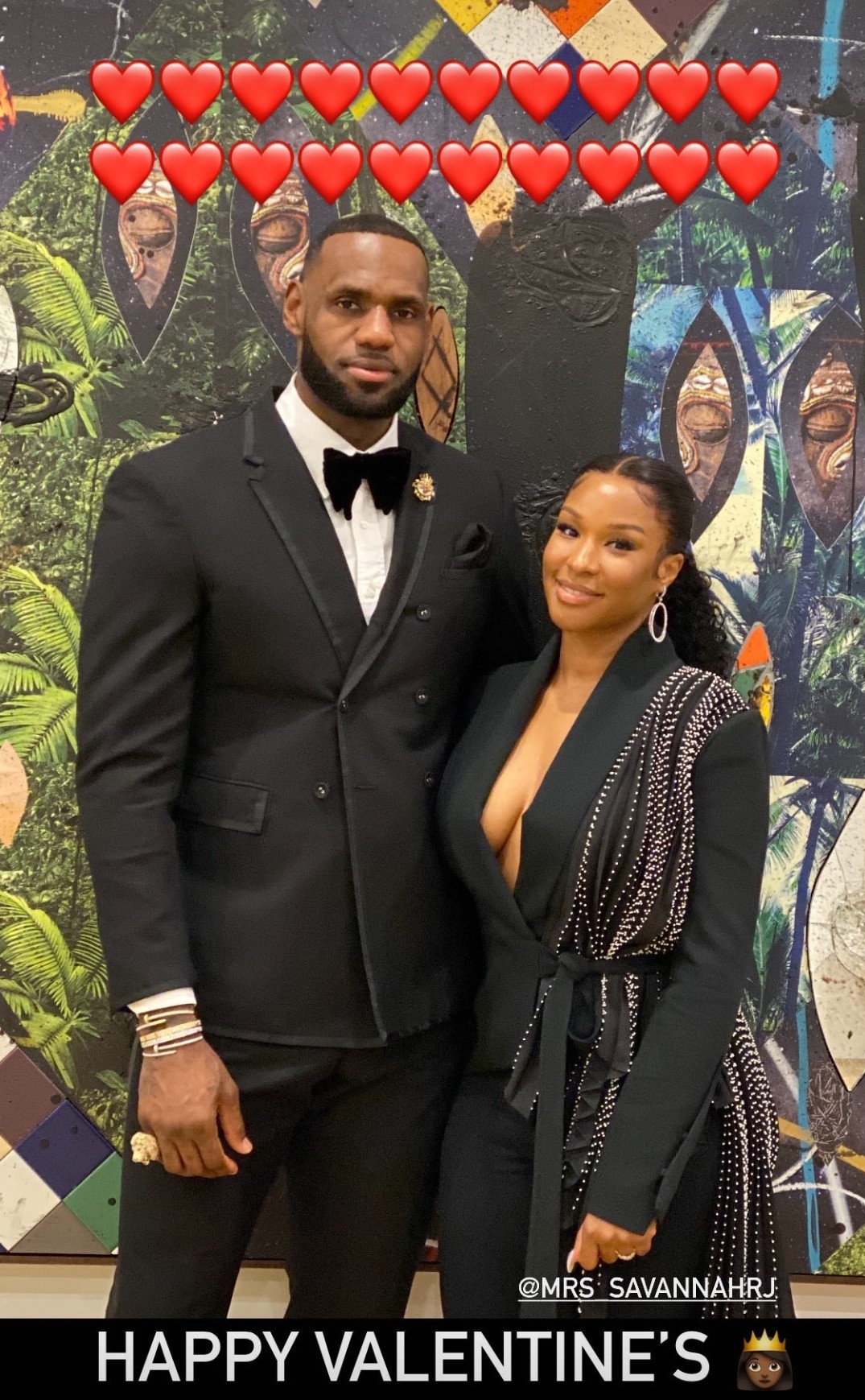 湖人球员情人节秀恩爱!詹姆斯贴出甜蜜合影,浓眉罕见晒娇妻爱女