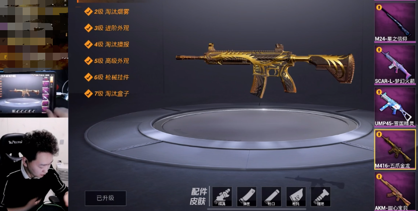 m416心之恋语都看不上,冷宴华:它才是我的最爱,徽章都不换