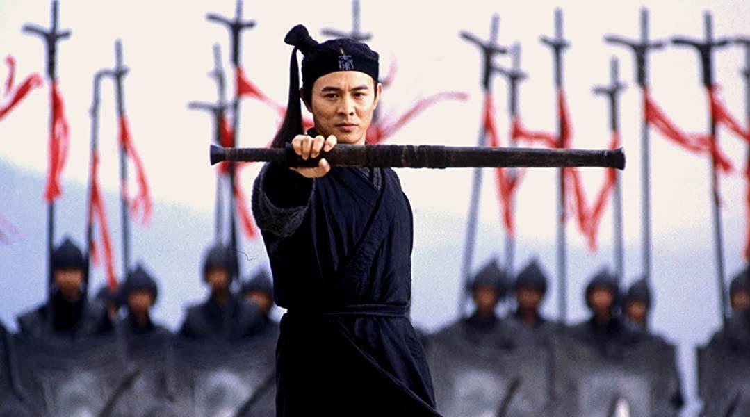 功夫皇帝李连杰彰显真功夫,各种兵器运用的炉火纯青!