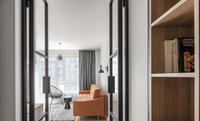 46平小户型公寓整体以浅色为主营造出一种小资情调