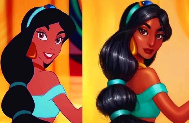 当迪士尼公主也p图爱丽儿美艳动人不过还是原图比较有味道