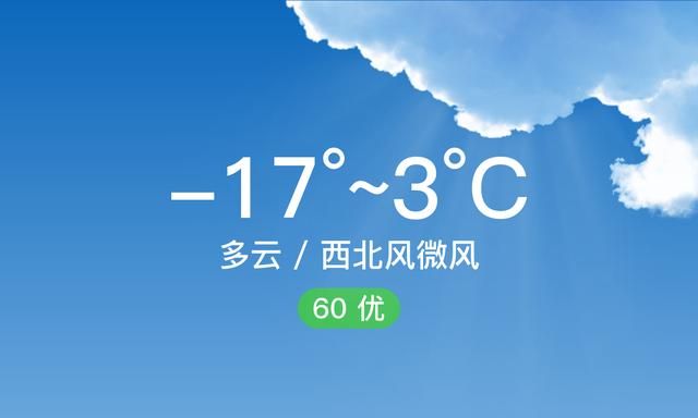 「甘南」2/18,多云,-17~3℃,西北风微风,空气质量优