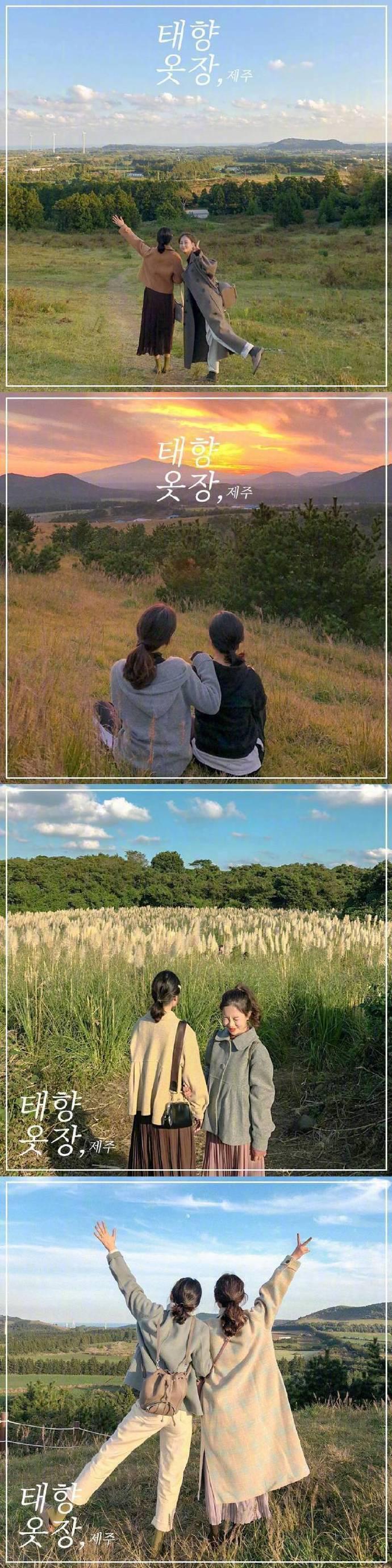 闺蜜出游拍照姿势