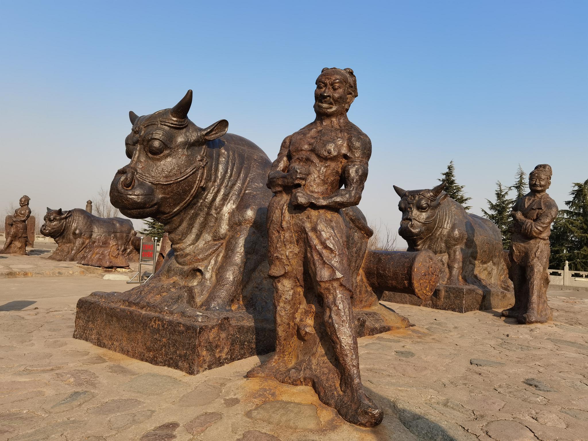 中国故事迎牛年黄河大铁牛身上的盛唐牛气