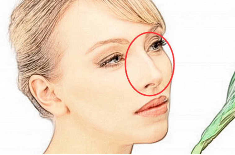 若是鼻子下塌或是鼻子长得不好,则代表此人的中晚年的运势比较弱,财运