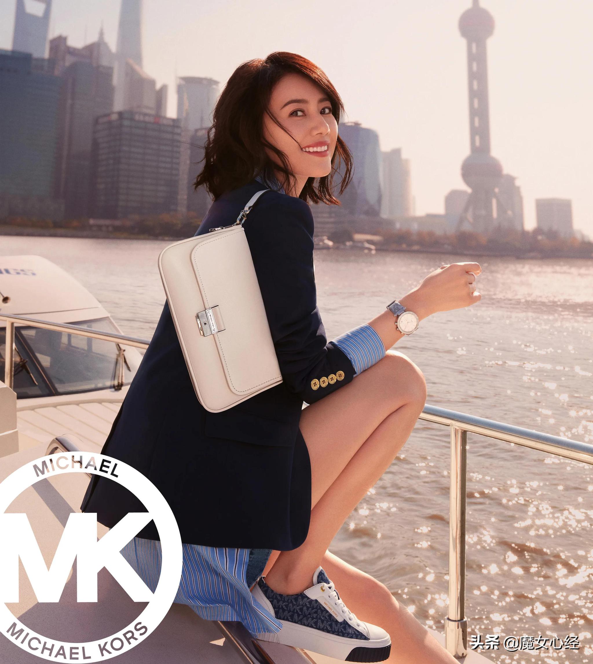 高圆圆优雅演绎mk新款包包气质摩登又从容