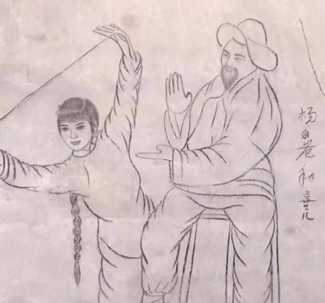 山东一大妈用烧火棍作画正画倒画自如网友不比大师差