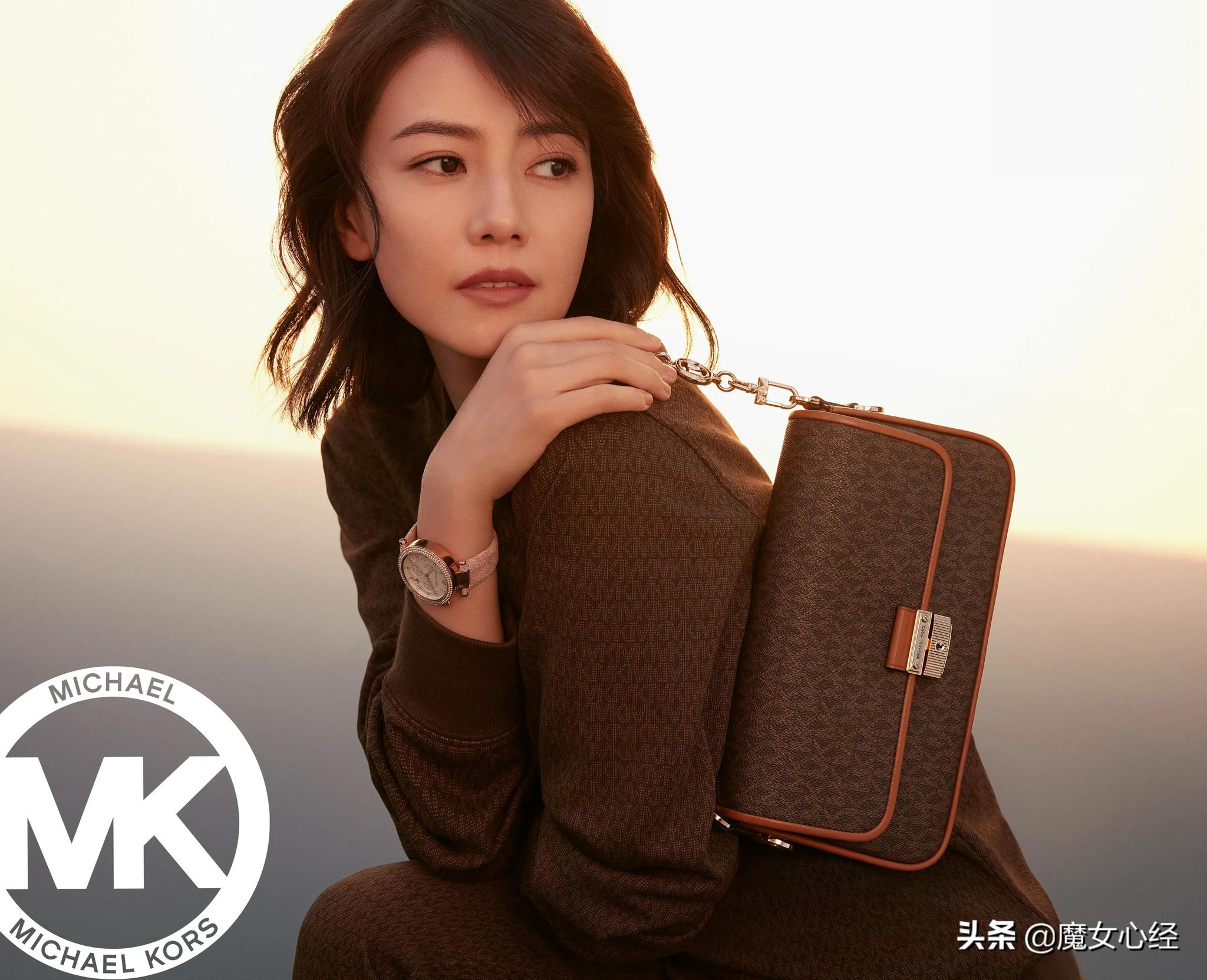 高圆圆优雅演绎mk新款包包气质摩登又从容