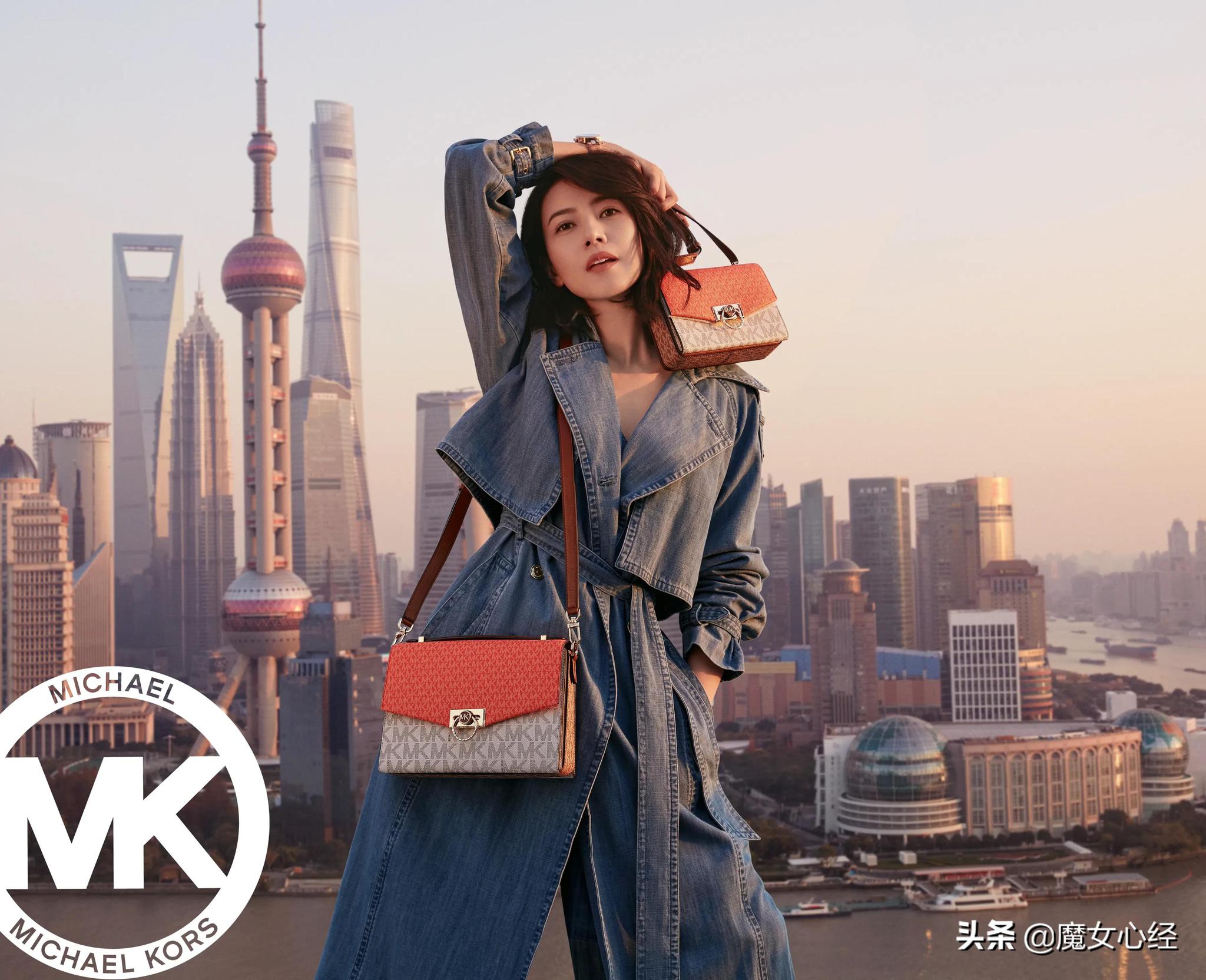 高圆圆优雅演绎mk新款包包气质摩登又从容