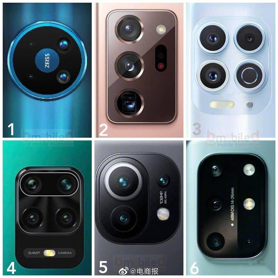 以下几款手机摄像头设计,你最喜欢哪个?__财经头条