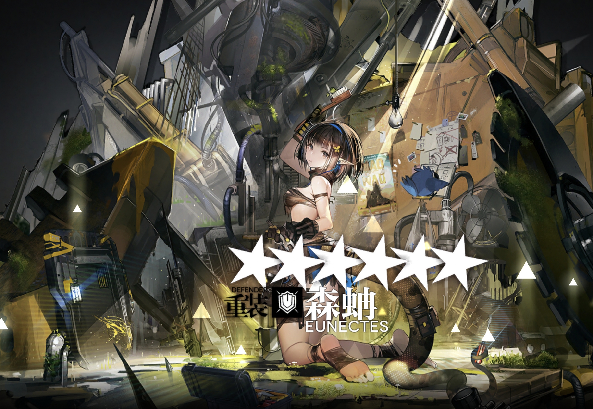 明日方舟日服迎来森蚺,却好奇国服持有率低,卡面设计这么好