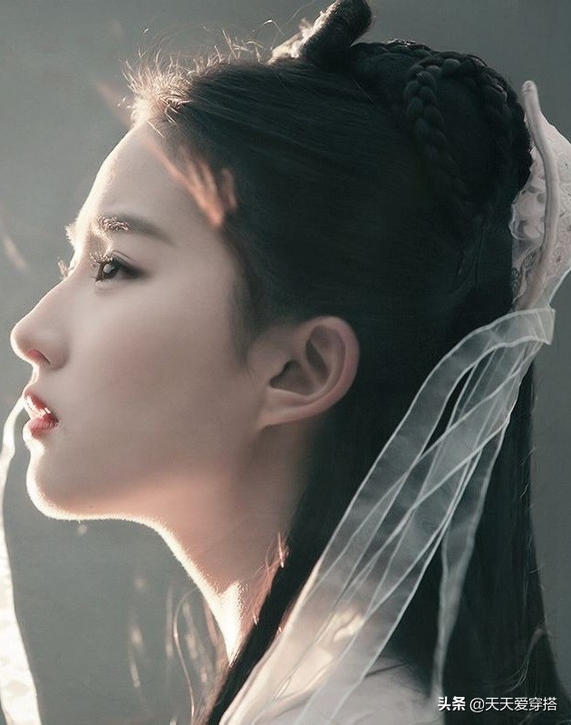 盘点女星古装唯美的侧脸镜头,你觉得谁最美!