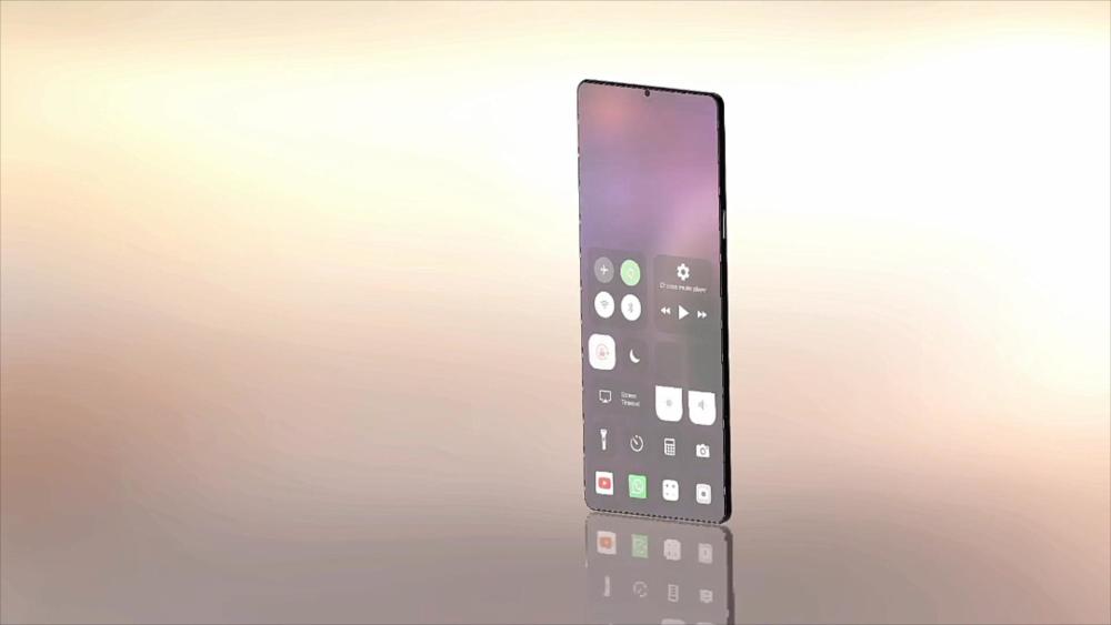 iphone13概念机直面打孔屏98屏占比机身仅6毫米配单镜头