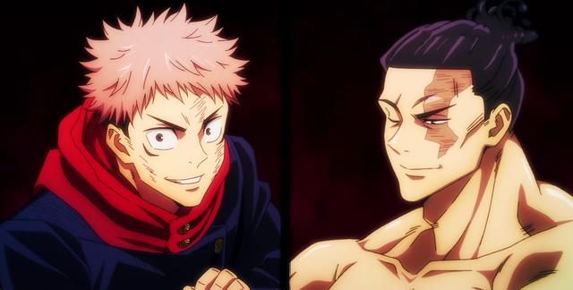 咒术回战东堂花式教授虎杖黑闪花御虽然没懂但是享受战斗了