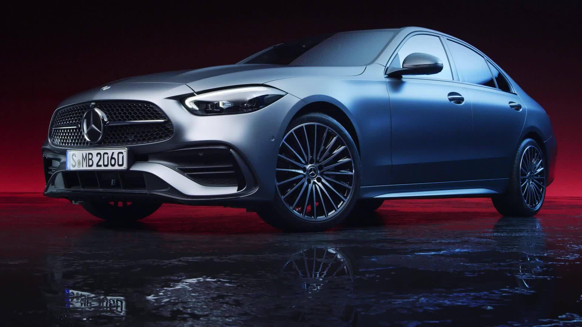 今晚最靓的仔! 全新奔驰c级,长这样式的,你们觉得怎么样?