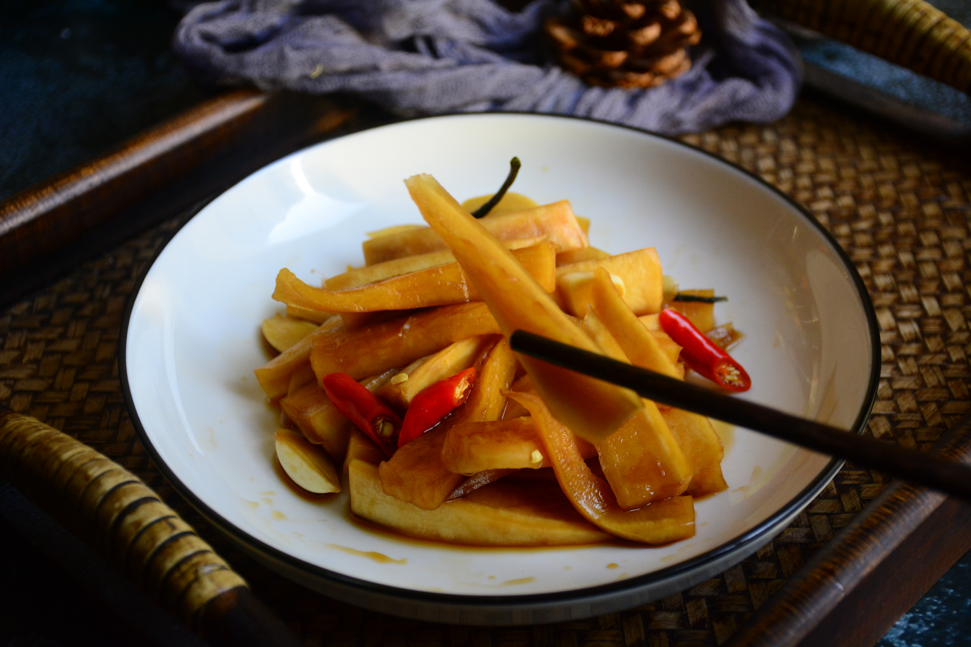 酒店不外传的脆皮酱萝卜配方酸甜微辣嘎嘣脆开胃又解腻