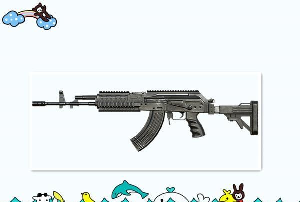 第一把——m762,这一把枪械是ks热狗的最爱,俗称"猛男枪"!