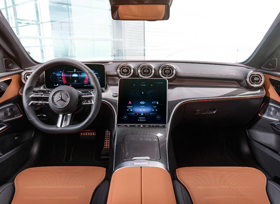 新一代奔驰c级全系混动不重要内饰设计才是杀手锏