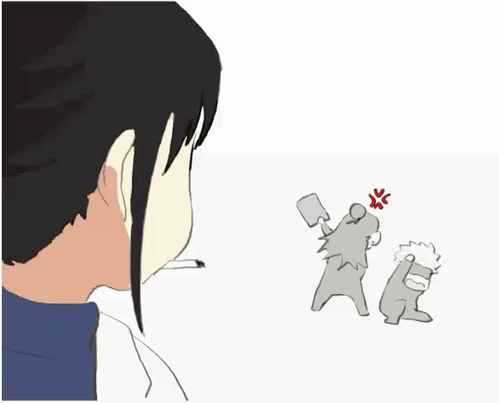 夏油杰打五条悟,这个动图我可以看一天