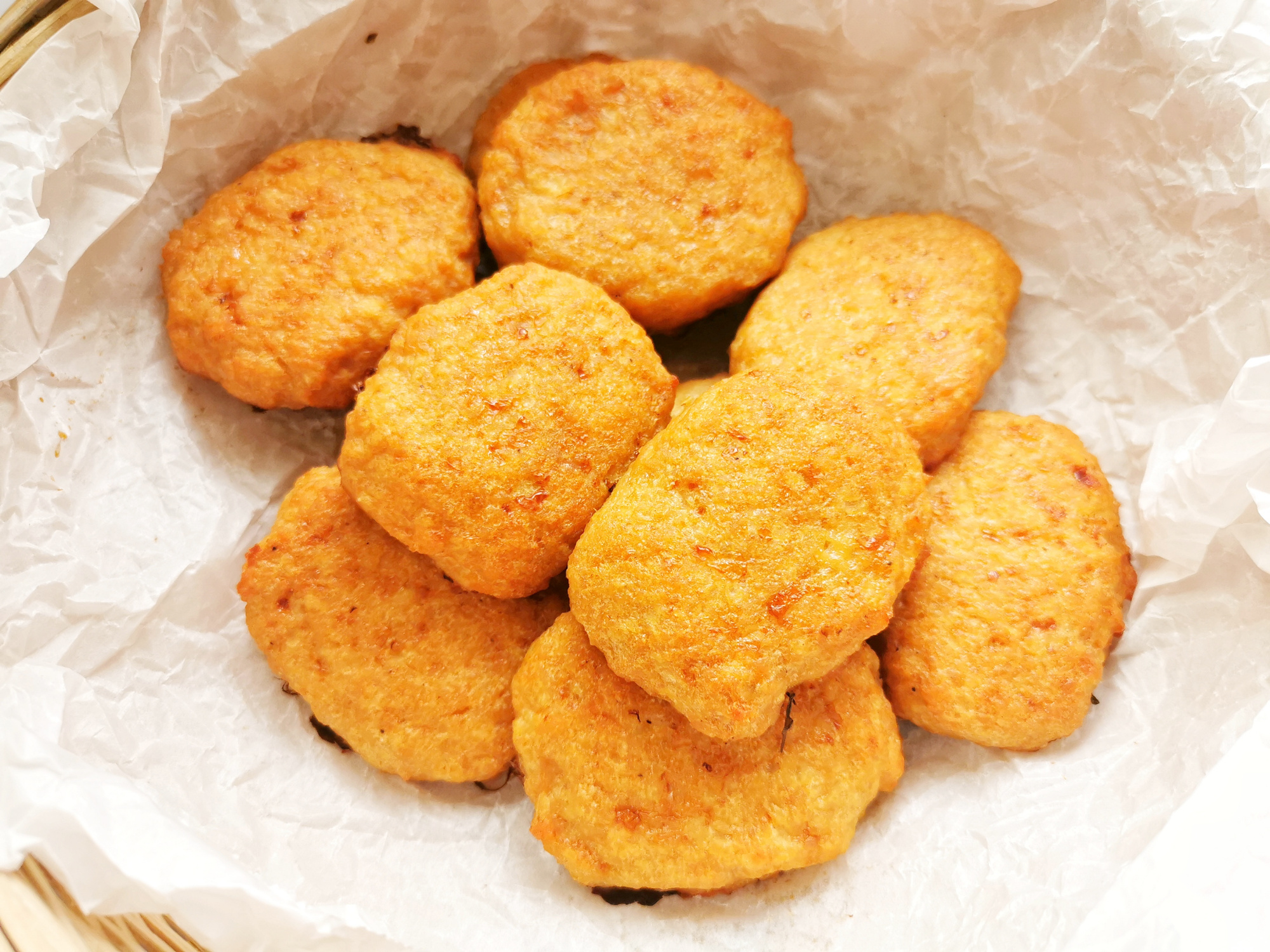 1块鸡肉1个土豆,自制低脂麦乐鸡块,无需油炸,比麦当劳的好吃