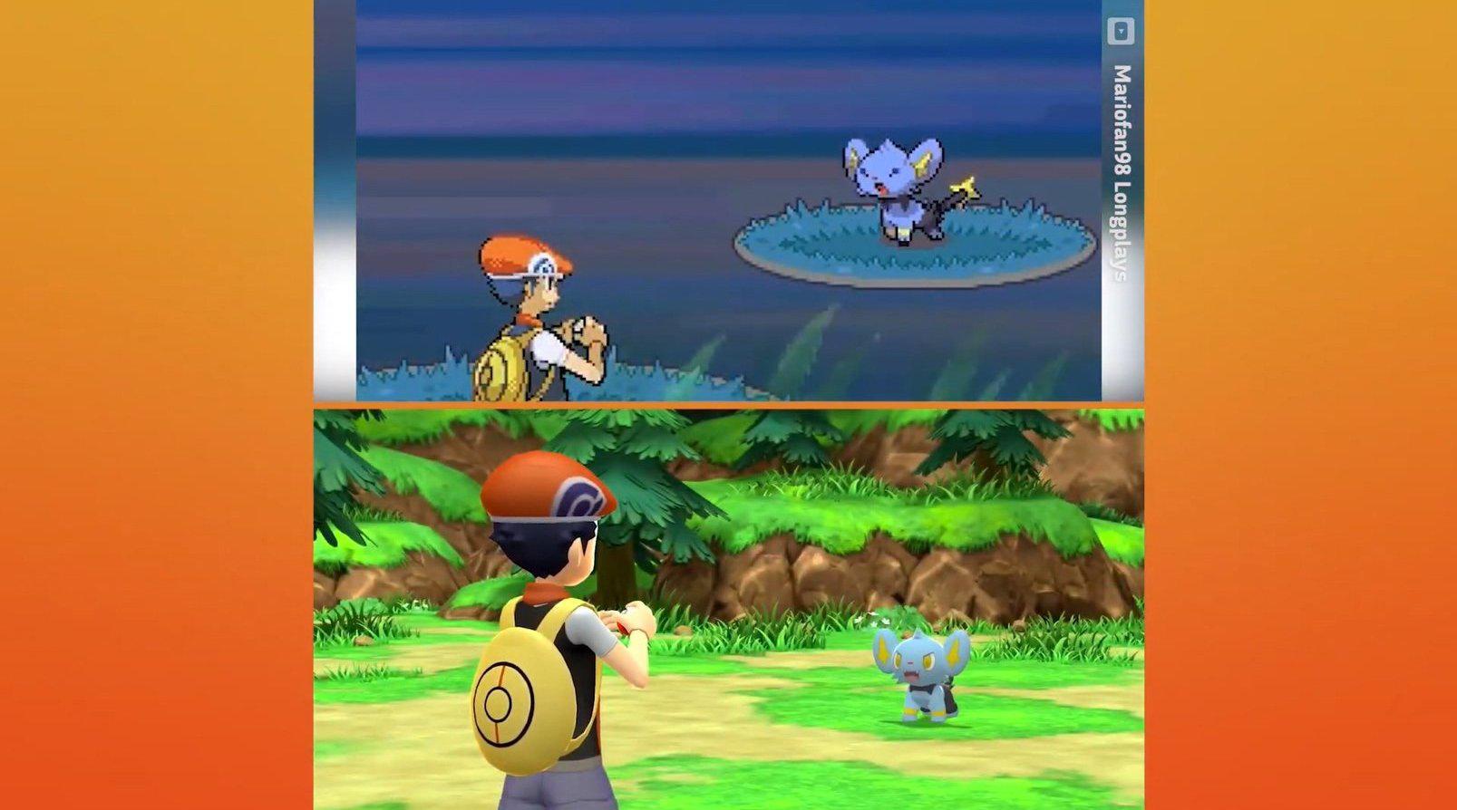 宝可梦钻石珍珠重制版vs原版画面对比视频viagamespot67