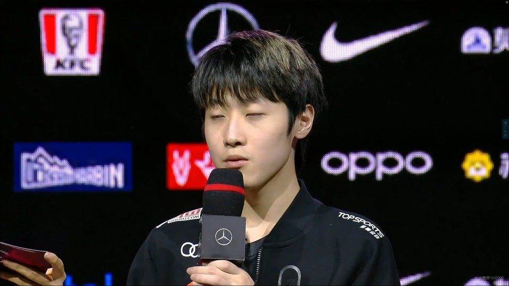 赛后采访tes.zhuo:新的一岁 心愿是可以顺利一点