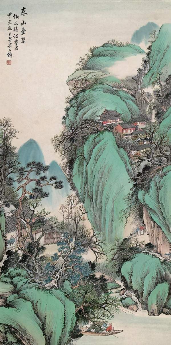 海派艺术家大家吴石仙经典水墨山水画作品欣赏