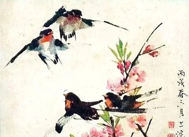 任伯年的春燕飞来了,动感传神|任伯年|飞燕|燕子_新浪新闻