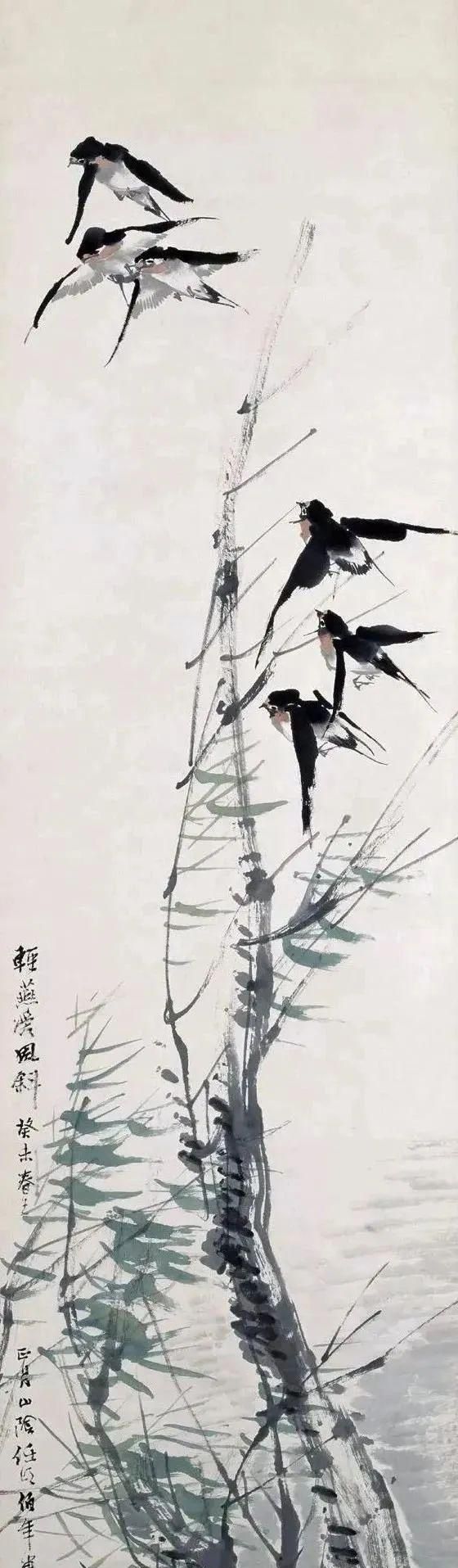 任伯年的春燕飞来了,动感传神|任伯年|飞燕|燕子_新浪新闻