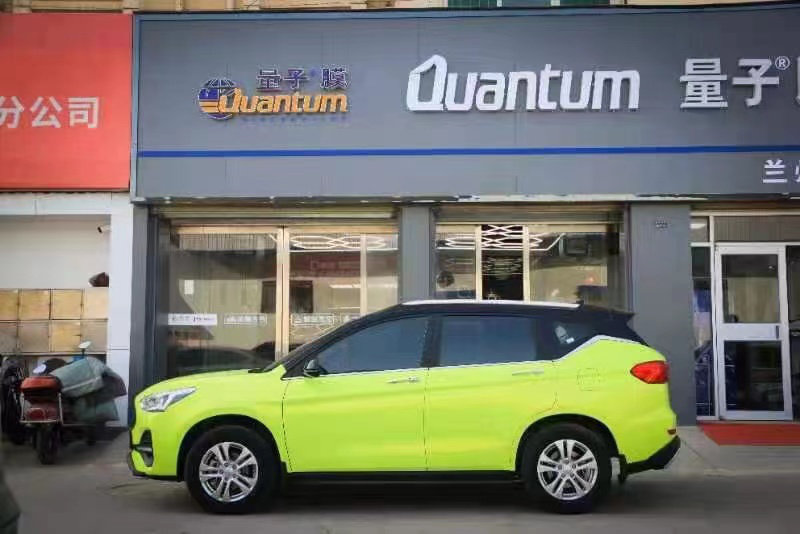 哈弗m6改色荧光黄 没有比这更年轻的车了