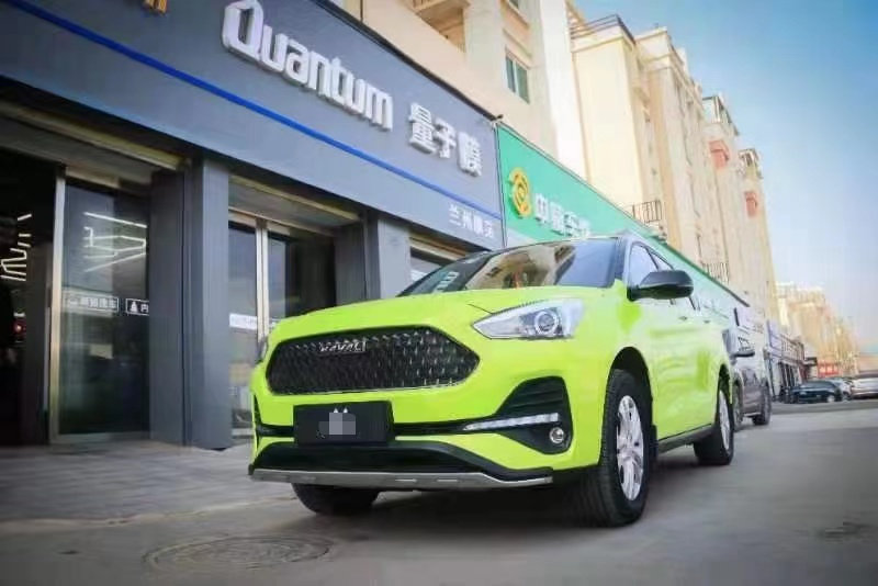 哈弗m6改色荧光黄 没有比这更年轻的车了