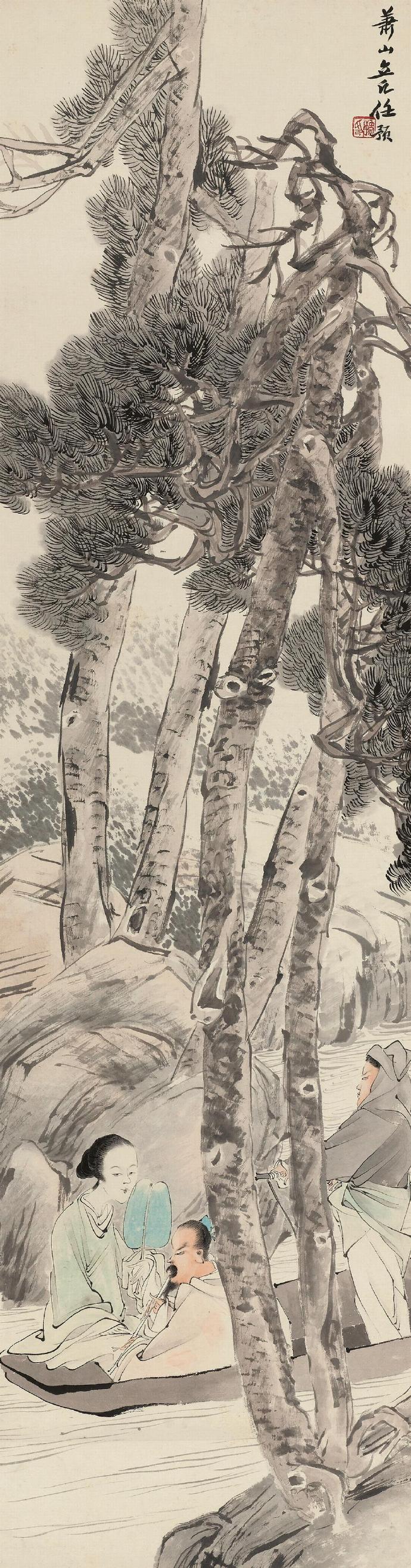 海派大师任伯年的国画作品生动传神