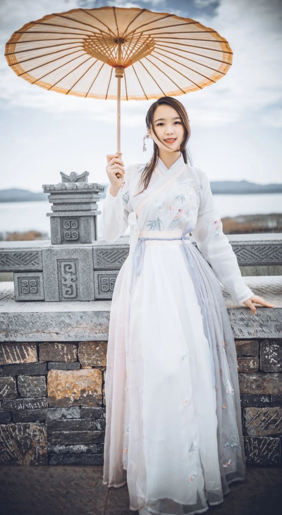 汉服女神初春这是尼山圣境最美三月天