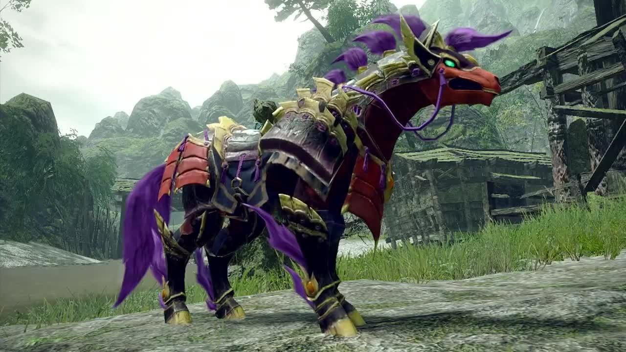 《怪物猎人崛起》怨虎龙套装演示视频