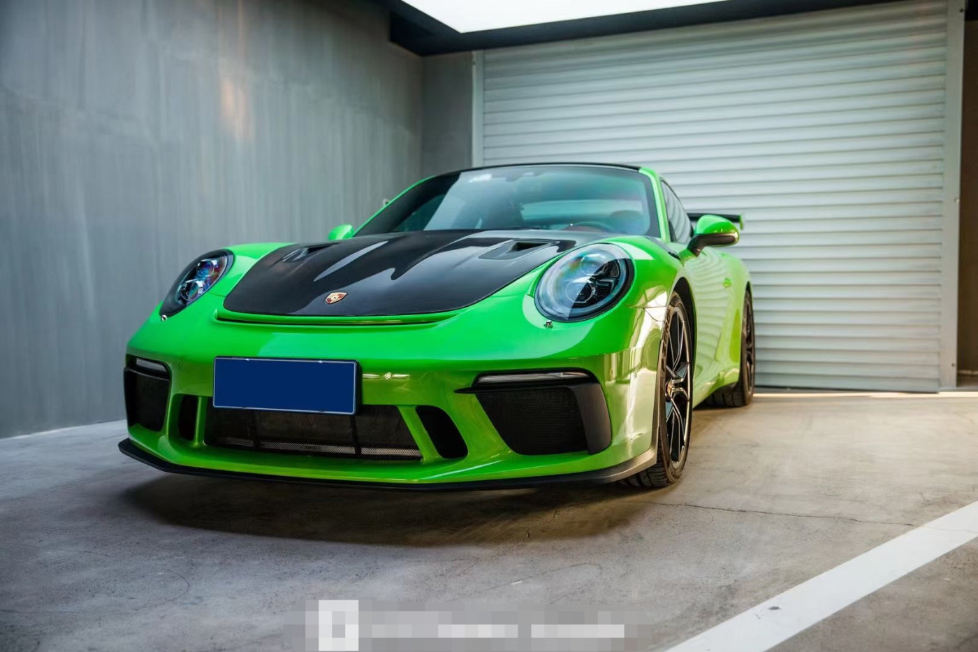 Porsche GT3RS-绿色保时捷GT3RS跑车