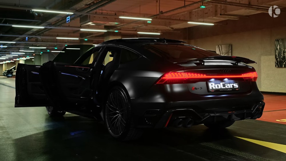 纯正黑武士,奥迪rs7,abt碳纤维改装