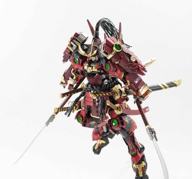 六刀流武士风,mg比例战国异端高达模型