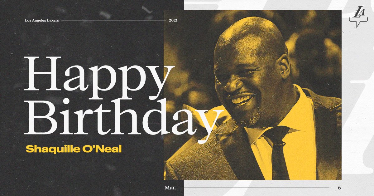湖人官推为奥尼尔庆生:祝有诸多绰号的男人生日快乐