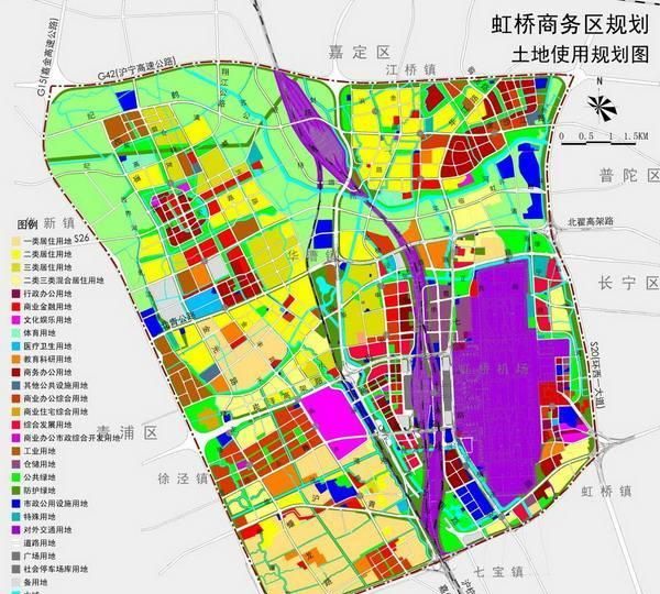 原本"北虹桥商务区"仅仅是嘉定区的江桥镇南部,但是从2021年的计划