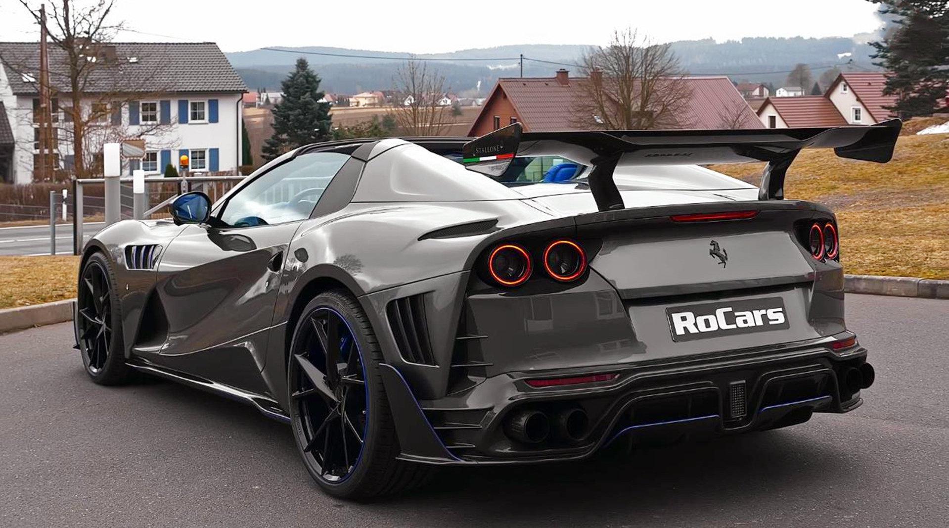 mansory改装法拉利812 gts史泰龙,6.5升v12发动机,百公里加速2