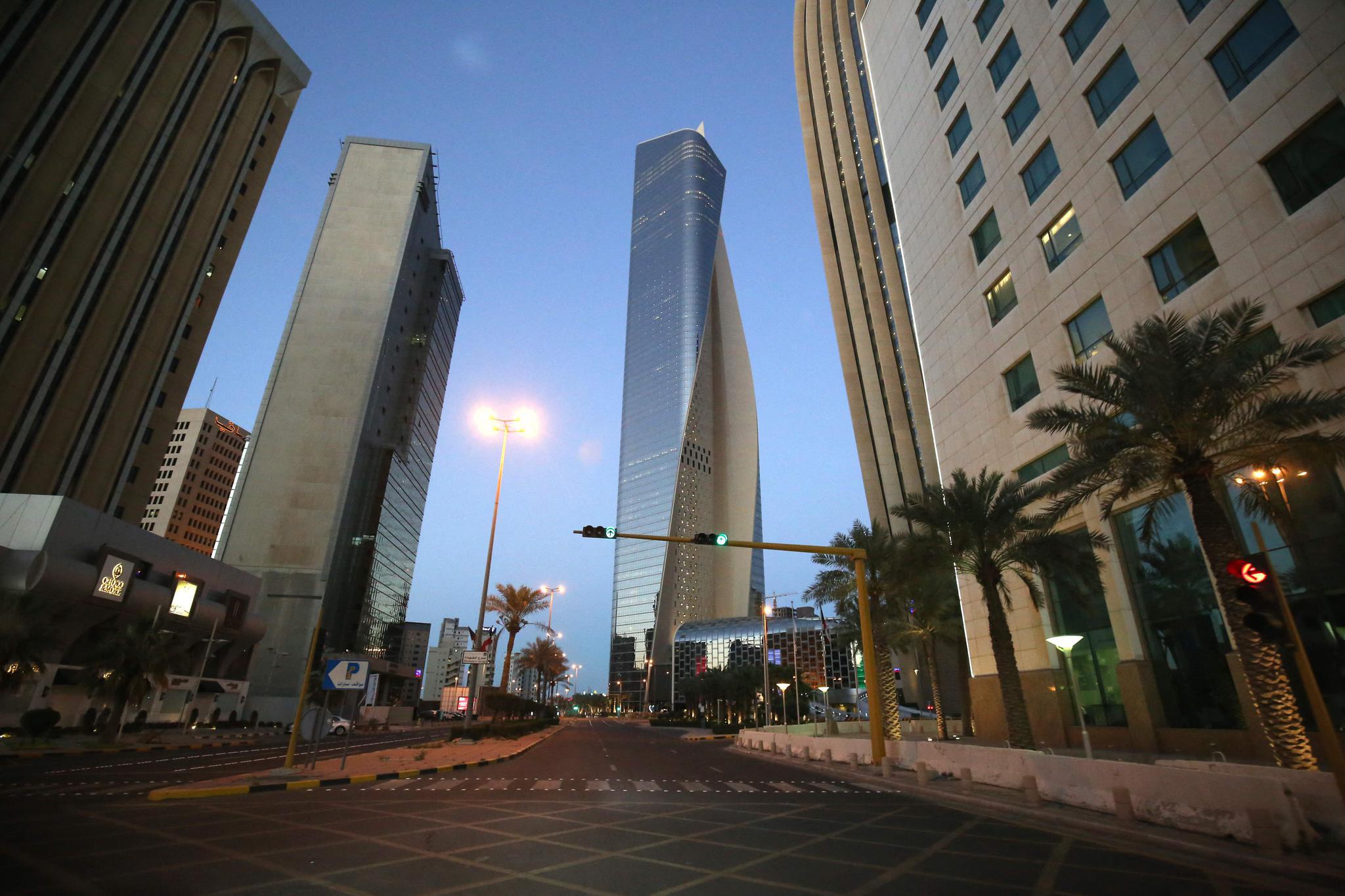 科威特空荡的街头