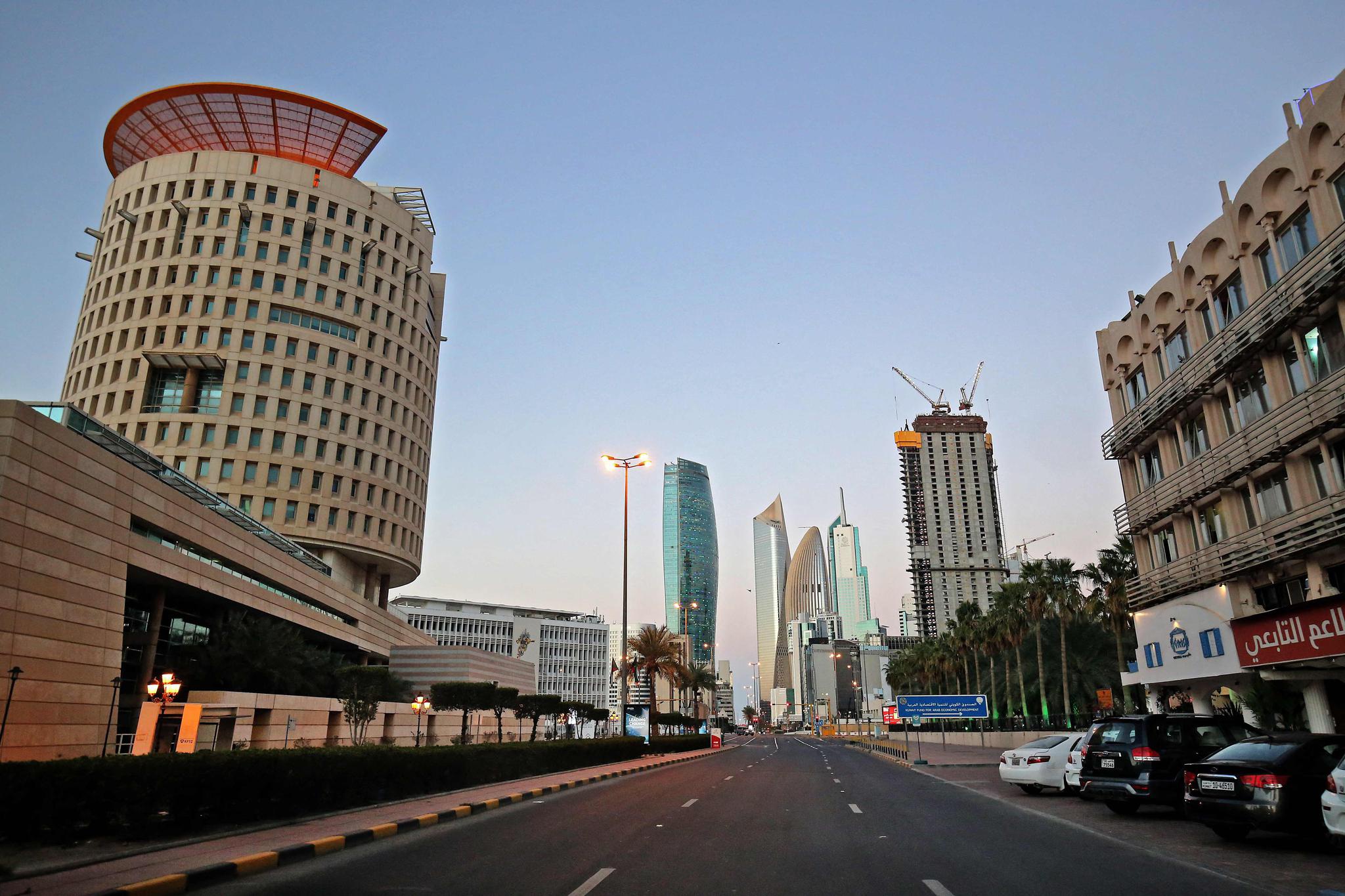 科威特空荡的街头