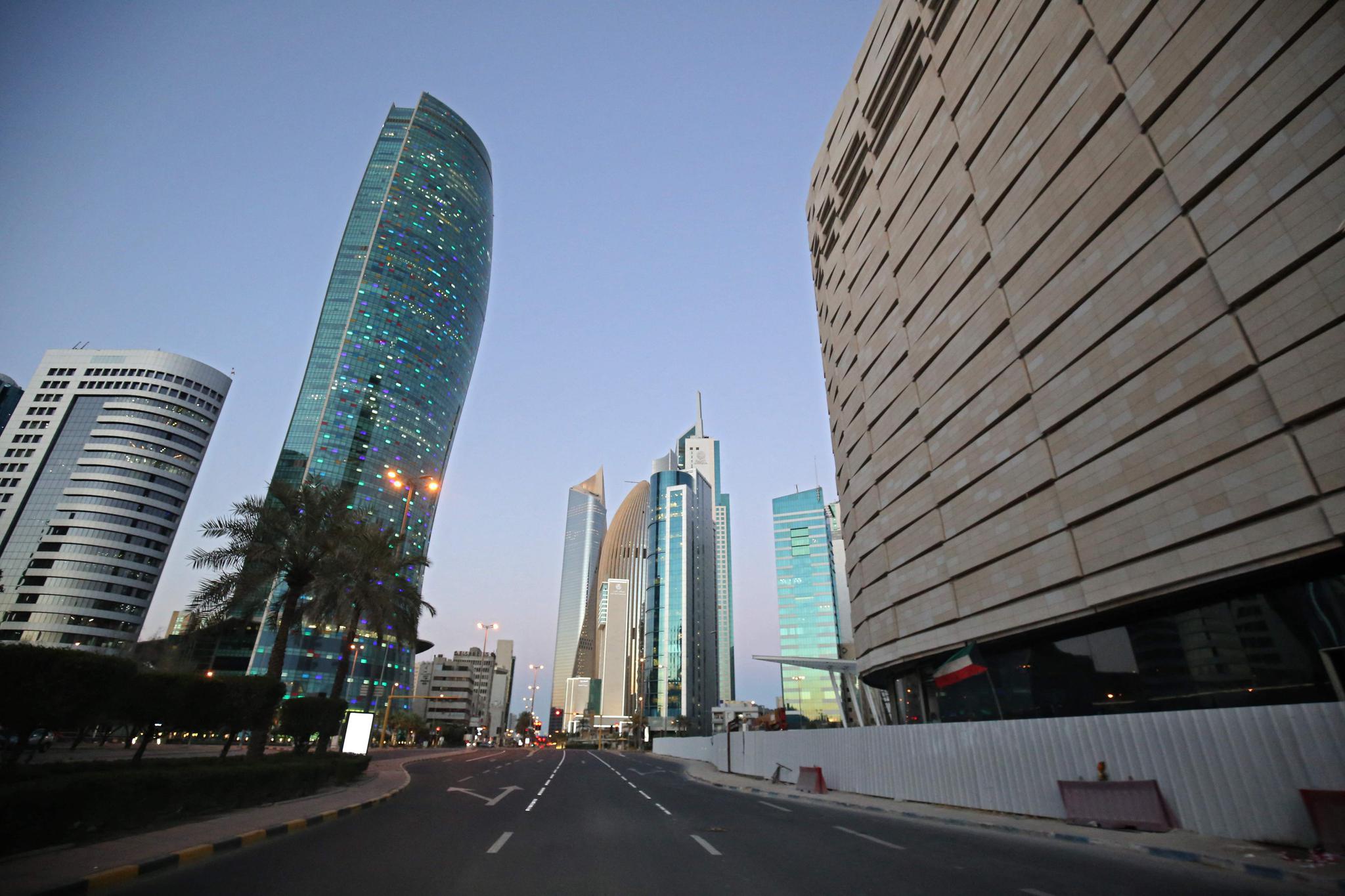 科威特空荡的街头