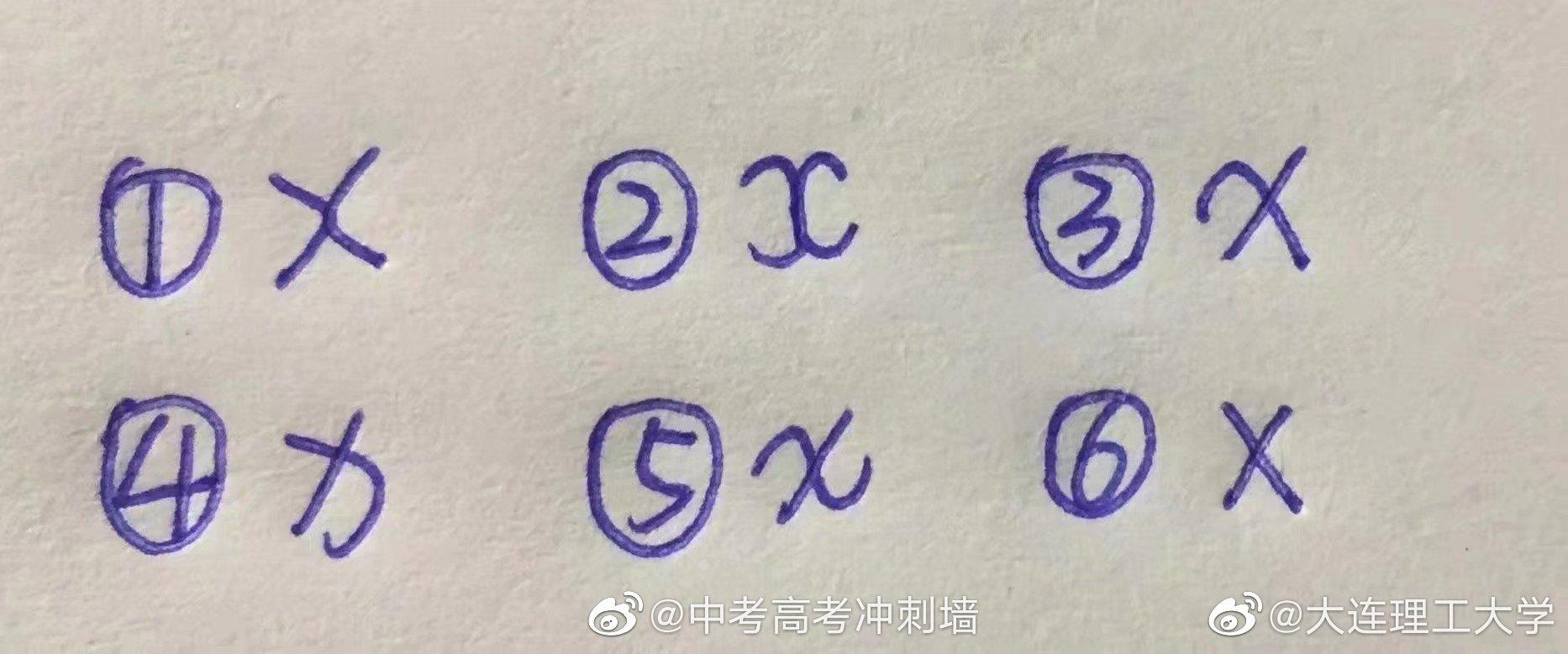 大家写x都是哪种写法呢?小编先来,我是4!