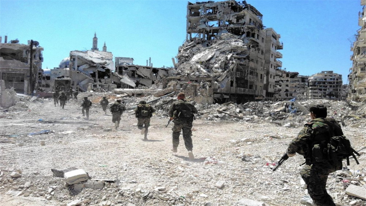 叙利亚战场背景图图片